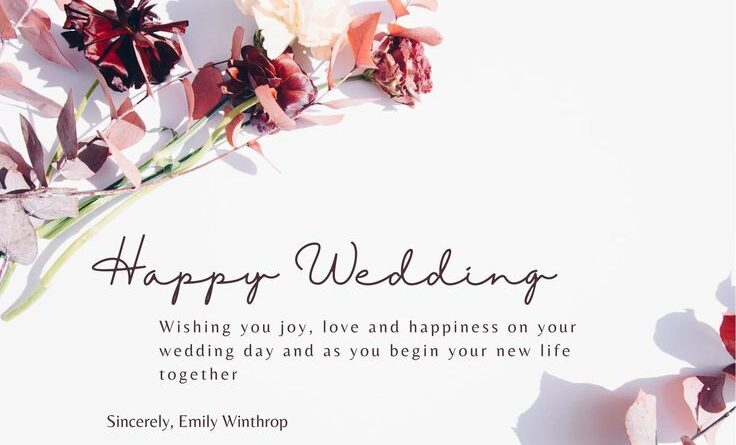 Wedding Card Message