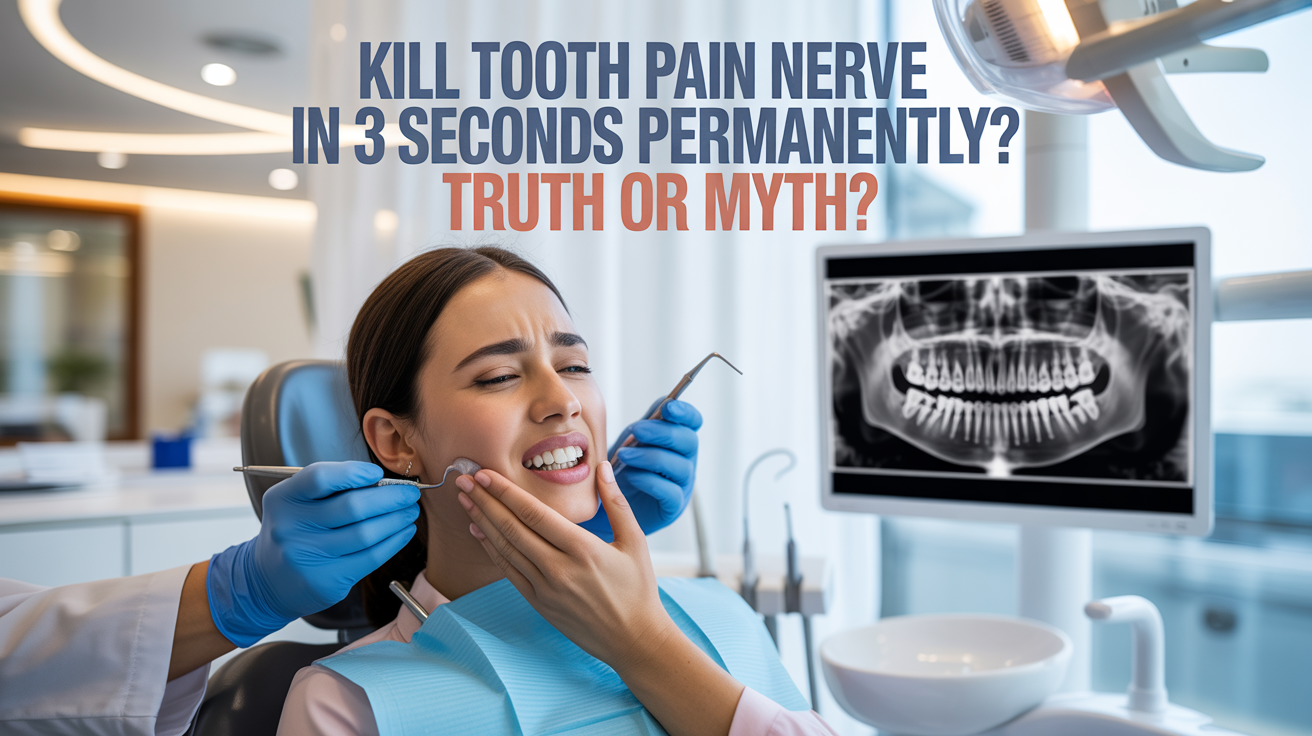 Kill Tooth Pain Nerve in 3 Seconds Permanently – Truth, Myths & Fast Relief Options (Dentist-Backed Guide)