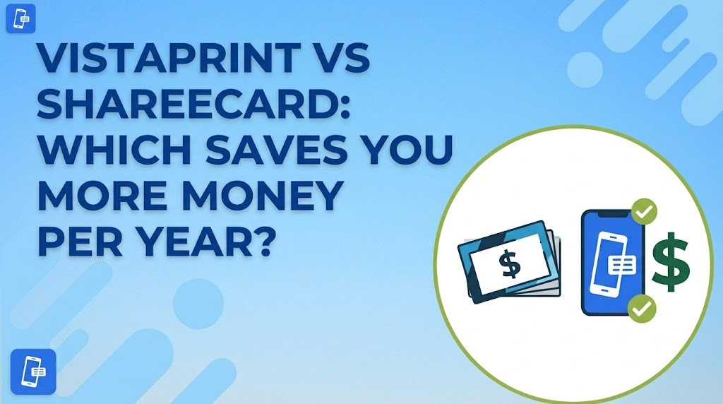 Vistaprint vs ShareEcard: Which Saves You More Money Per Year?